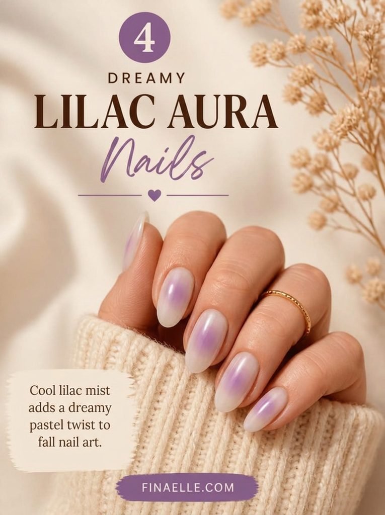 Lilac Aura Nails