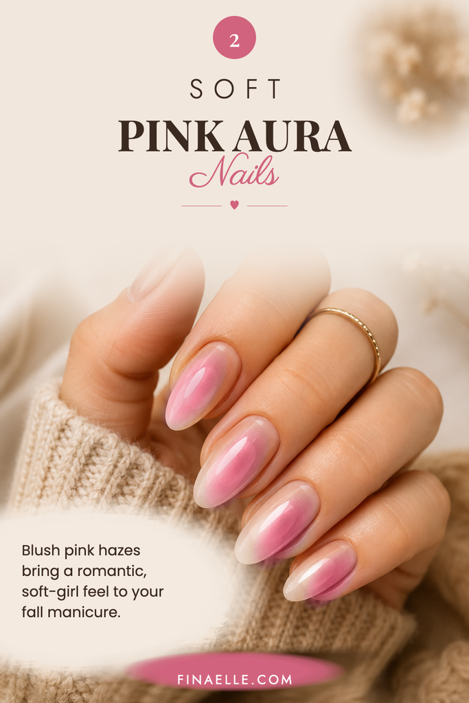 Soft Pink Aura Nails
